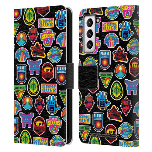 Ready Player One Graphics Collage Leather Book Wallet Case Cover For Samsung Galaxy S21 5G