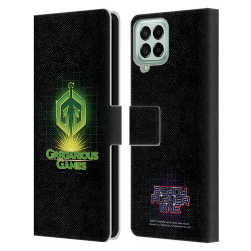 Ready Player One Graphics Logo Leather Book Wallet Case Cover For Samsung Galaxy M33 (2022)