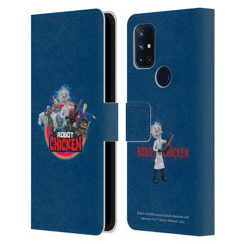 Robot Chicken Graphics Characters Leather Book Wallet Case Cover For OnePlus Nord N10 5G
