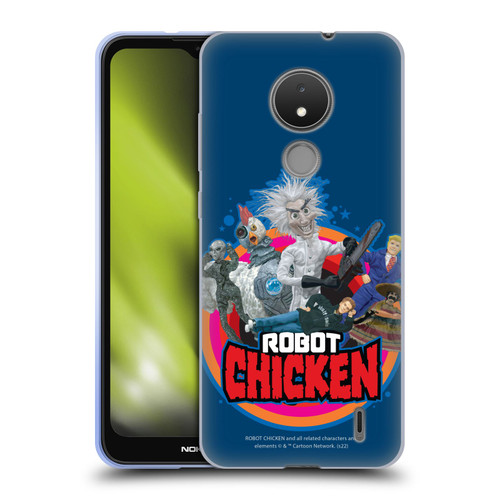 Robot Chicken Graphics Characters Soft Gel Case for Nokia C21