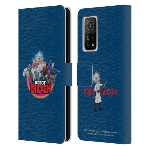 Robot Chicken Graphics Characters Leather Book Wallet Case Cover For Xiaomi Mi 10T 5G