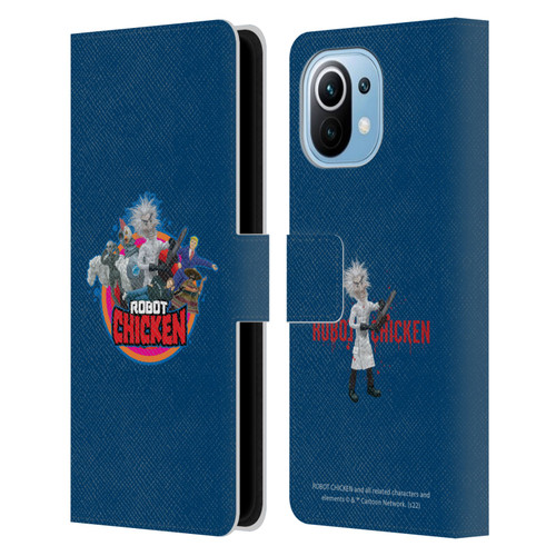 Robot Chicken Graphics Characters Leather Book Wallet Case Cover For Xiaomi Mi 11