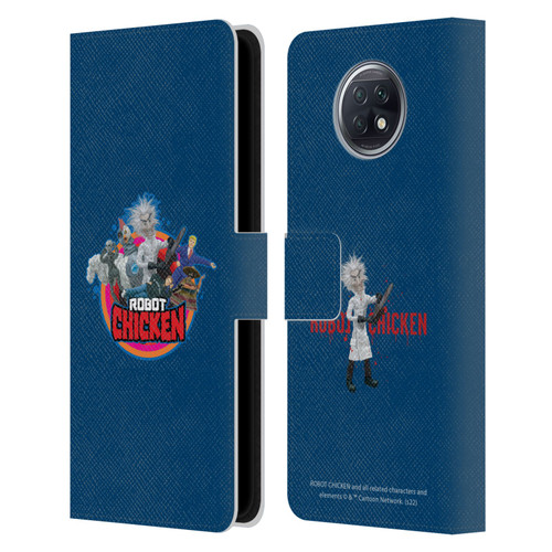Robot Chicken Graphics Characters Leather Book Wallet Case Cover For Xiaomi Redmi Note 9T 5G