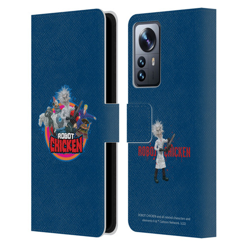 Robot Chicken Graphics Characters Leather Book Wallet Case Cover For Xiaomi 12 Pro