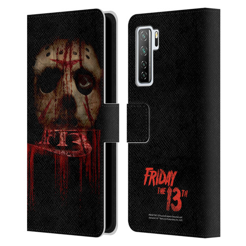 Friday the 13th 2009 Graphics Jason Voorhees Leather Book Wallet Case Cover For Huawei Nova 7 SE/P40 Lite 5G