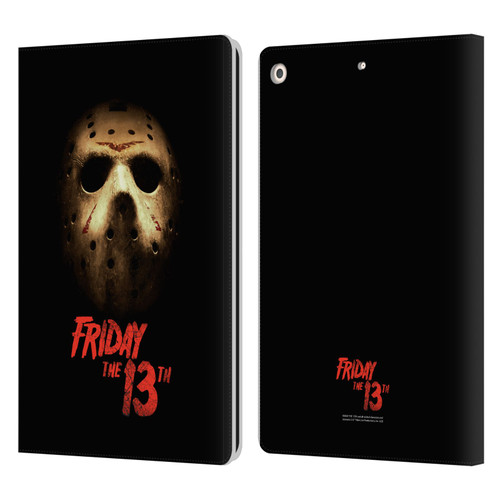 Friday the 13th 2009 Graphics Jason Voorhees Poster Leather Book Wallet Case Cover For Apple iPad 10.2 2019/2020/2021