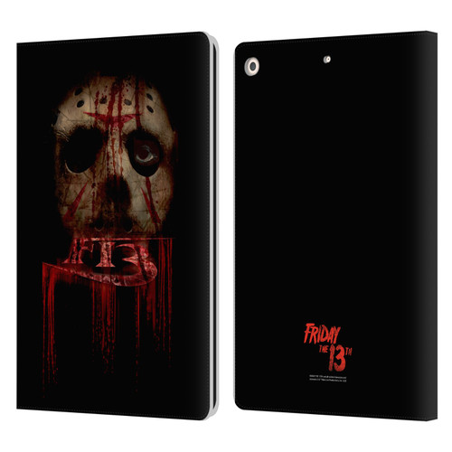 Friday the 13th 2009 Graphics Jason Voorhees Leather Book Wallet Case Cover For Apple iPad 10.2 2019/2020/2021
