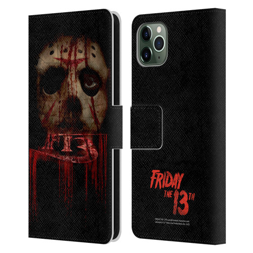 Friday the 13th 2009 Graphics Jason Voorhees Leather Book Wallet Case Cover For Apple iPhone 11 Pro Max