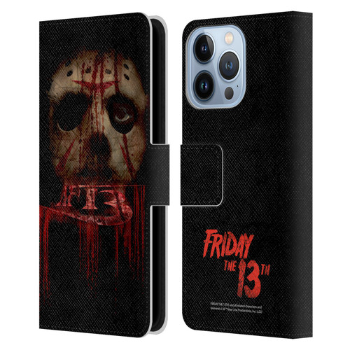 Friday the 13th 2009 Graphics Jason Voorhees Leather Book Wallet Case Cover For Apple iPhone 13 Pro