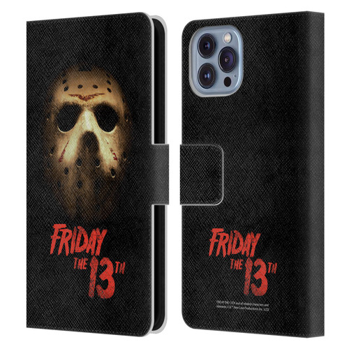 Friday the 13th 2009 Graphics Jason Voorhees Poster Leather Book Wallet Case Cover For Apple iPhone 14