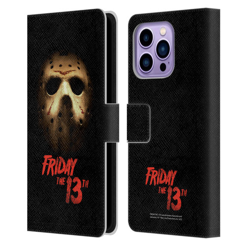 Friday the 13th 2009 Graphics Jason Voorhees Poster Leather Book Wallet Case Cover For Apple iPhone 14 Pro Max