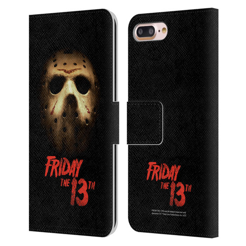 Friday the 13th 2009 Graphics Jason Voorhees Poster Leather Book Wallet Case Cover For Apple iPhone 7 Plus / iPhone 8 Plus