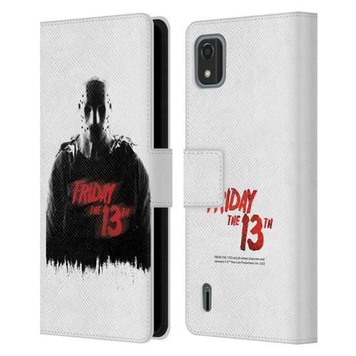Friday the 13th 2009 Graphics Jason Voorhees Key Art Leather Book Wallet Case Cover For Nokia C2 2nd Edition