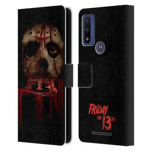 Friday the 13th 2009 Graphics Jason Voorhees Leather Book Wallet Case Cover For Motorola G Pure