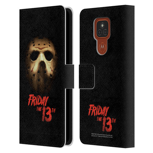 Friday the 13th 2009 Graphics Jason Voorhees Poster Leather Book Wallet Case Cover For Motorola Moto E7 Plus
