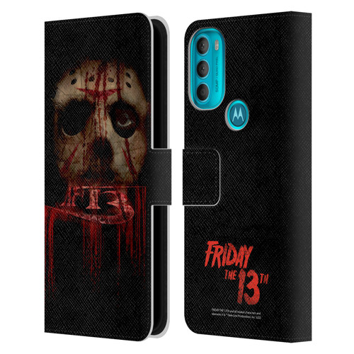 Friday the 13th 2009 Graphics Jason Voorhees Leather Book Wallet Case Cover For Motorola Moto G71 5G