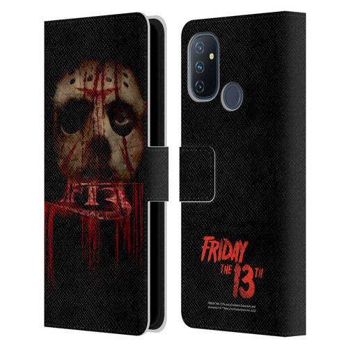 Friday the 13th 2009 Graphics Jason Voorhees Leather Book Wallet Case Cover For OnePlus Nord N100