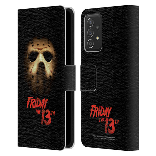 Friday the 13th 2009 Graphics Jason Voorhees Poster Leather Book Wallet Case Cover For Samsung Galaxy A52 / A52s / 5G (2021)