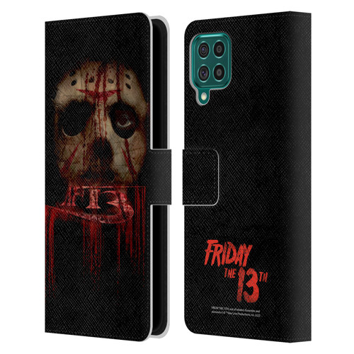 Friday the 13th 2009 Graphics Jason Voorhees Leather Book Wallet Case Cover For Samsung Galaxy F62 (2021)