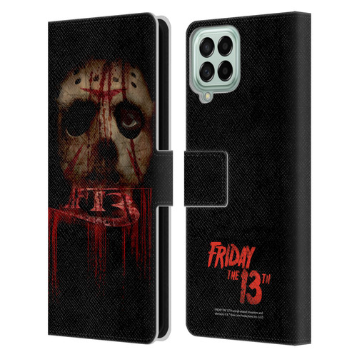 Friday the 13th 2009 Graphics Jason Voorhees Leather Book Wallet Case Cover For Samsung Galaxy M33 (2022)