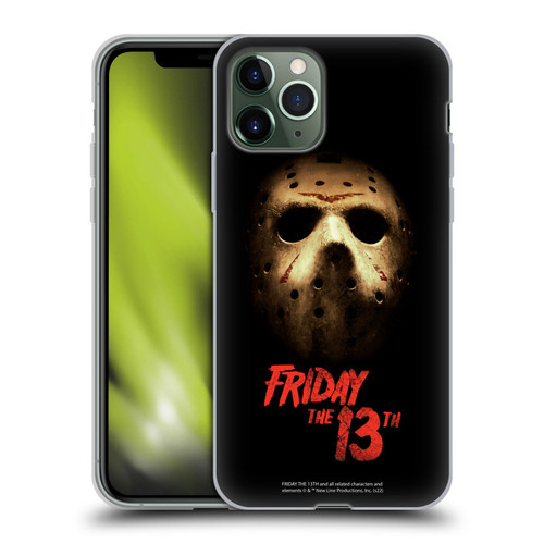 Friday the 13th 2009 Graphics Jason Voorhees Poster Soft Gel Case for Apple iPhone 11 Pro