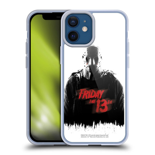 Friday the 13th 2009 Graphics Jason Voorhees Key Art Soft Gel Case for Apple iPhone 12 Mini