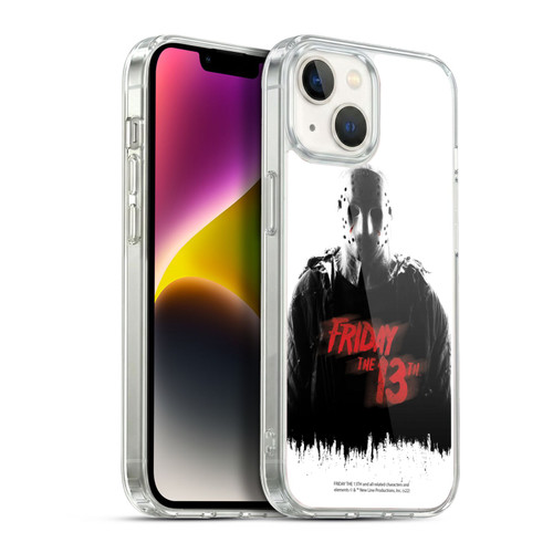 Friday the 13th 2009 Graphics Jason Voorhees Key Art Soft Gel Case for Apple iPhone 14