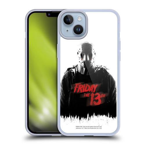 Friday the 13th 2009 Graphics Jason Voorhees Key Art Soft Gel Case for Apple iPhone 14 Plus & MagSafe