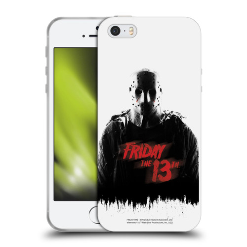 Friday the 13th 2009 Graphics Jason Voorhees Key Art Soft Gel Case for Apple iPhone 5 / 5s / iPhone SE 2016