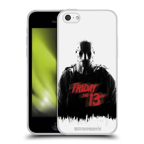 Friday the 13th 2009 Graphics Jason Voorhees Key Art Soft Gel Case for Apple iPhone 5c