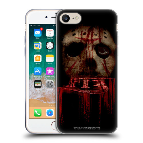 Friday the 13th 2009 Graphics Jason Voorhees Soft Gel Case for Apple iPhone 7 / 8 / SE 2020 & 2022