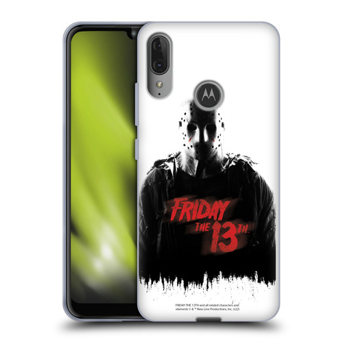 Friday the 13th 2009 Graphics Jason Voorhees Key Art Soft Gel Case for Motorola Moto E6 Plus