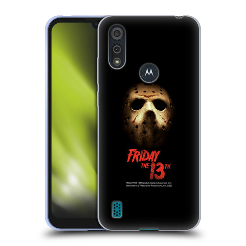 Friday the 13th 2009 Graphics Jason Voorhees Poster Soft Gel Case for Motorola Moto E6s (2020)