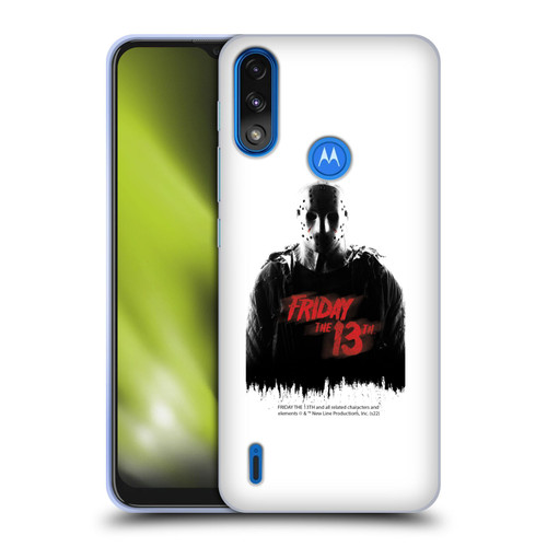 Friday the 13th 2009 Graphics Jason Voorhees Key Art Soft Gel Case for Motorola Moto E7 Power / Moto E7i Power