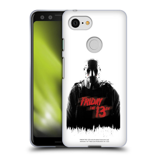 Friday the 13th 2009 Graphics Jason Voorhees Key Art Soft Gel Case for Google Pixel 3