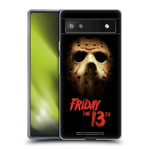 Friday the 13th 2009 Graphics Jason Voorhees Poster Soft Gel Case for Google Pixel 6a