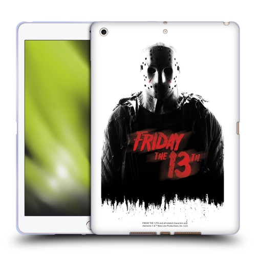 Friday the 13th 2009 Graphics Jason Voorhees Key Art Soft Gel Case for Apple iPad 10.2 2019/2020/2021