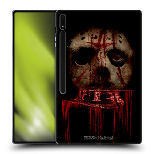 Friday the 13th 2009 Graphics Jason Voorhees Soft Gel Case for Samsung Galaxy Tab S8 Ultra