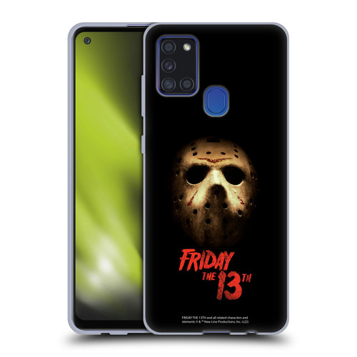 Friday the 13th 2009 Graphics Jason Voorhees Poster Soft Gel Case for Samsung Galaxy A21s (2020)