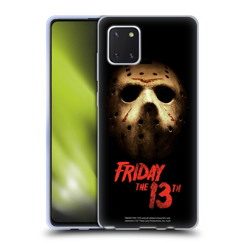 Friday the 13th 2009 Graphics Jason Voorhees Poster Soft Gel Case for Samsung Galaxy Note10 Lite