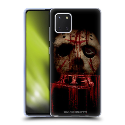 Friday the 13th 2009 Graphics Jason Voorhees Soft Gel Case for Samsung Galaxy Note10 Lite