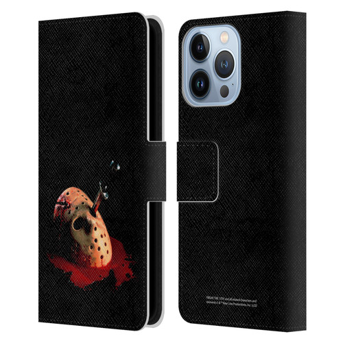 Friday the 13th: The Final Chapter Key Art Poster Leather Book Wallet Case Cover For Apple iPhone 13 Pro