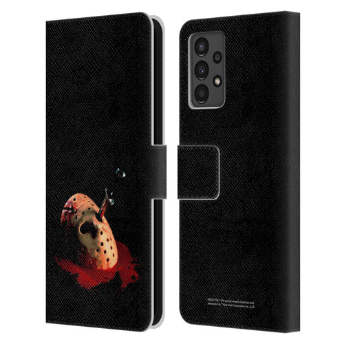 Friday the 13th: The Final Chapter Key Art Poster Leather Book Wallet Case Cover For Samsung Galaxy A13 (2022)