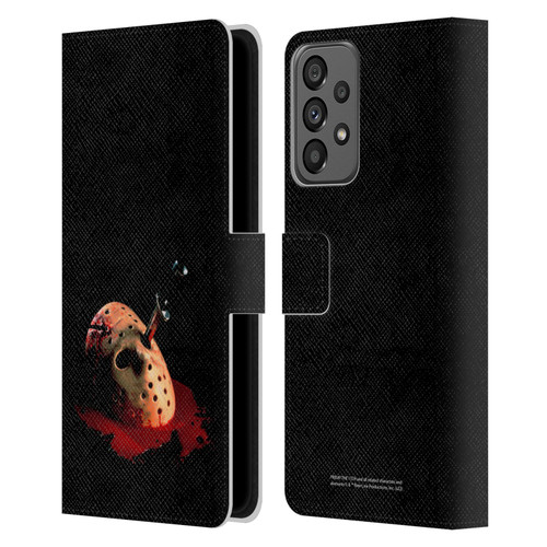 Friday the 13th: The Final Chapter Key Art Poster Leather Book Wallet Case Cover For Samsung Galaxy A73 5G (2022)