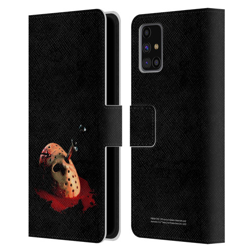Friday the 13th: The Final Chapter Key Art Poster Leather Book Wallet Case Cover For Samsung Galaxy M31s (2020)
