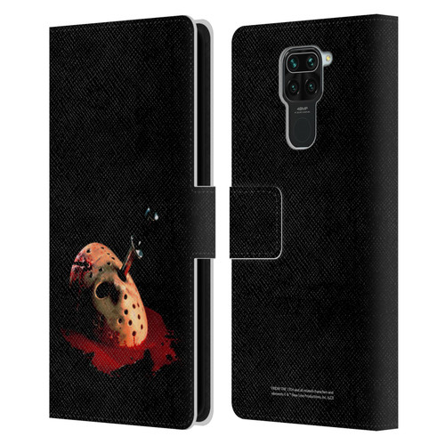 Friday the 13th: The Final Chapter Key Art Poster Leather Book Wallet Case Cover For Xiaomi Redmi Note 9 / Redmi 10X 4G