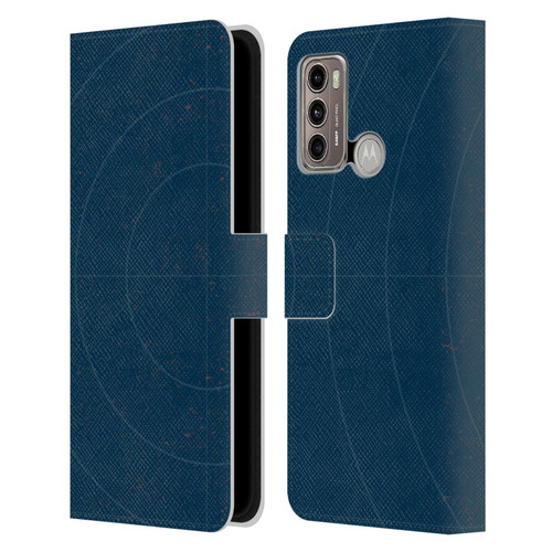 Edinburgh Rugby Logo Art Navy Blue Leather Book Wallet Case Cover For Motorola Moto G60 / Moto G40 Fusion