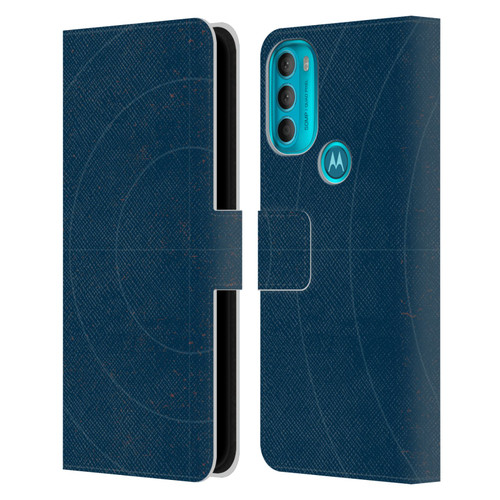 Edinburgh Rugby Logo Art Navy Blue Leather Book Wallet Case Cover For Motorola Moto G71 5G