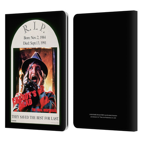 A Nightmare On Elm Street: Freddy's Dead Graphics The Final Nightmare Leather Book Wallet Case Cover For Amazon Kindle Paperwhite 1 / 2 / 3