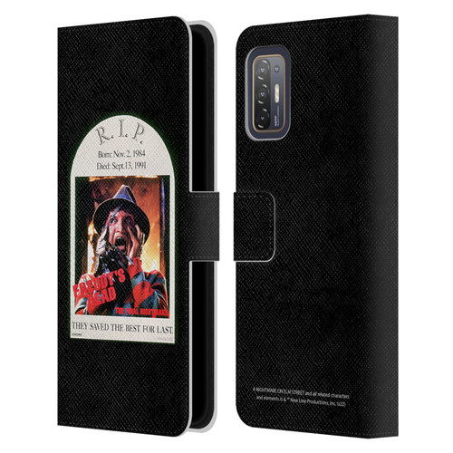 A Nightmare On Elm Street: Freddy's Dead Graphics The Final Nightmare Leather Book Wallet Case Cover For HTC Desire 21 Pro 5G